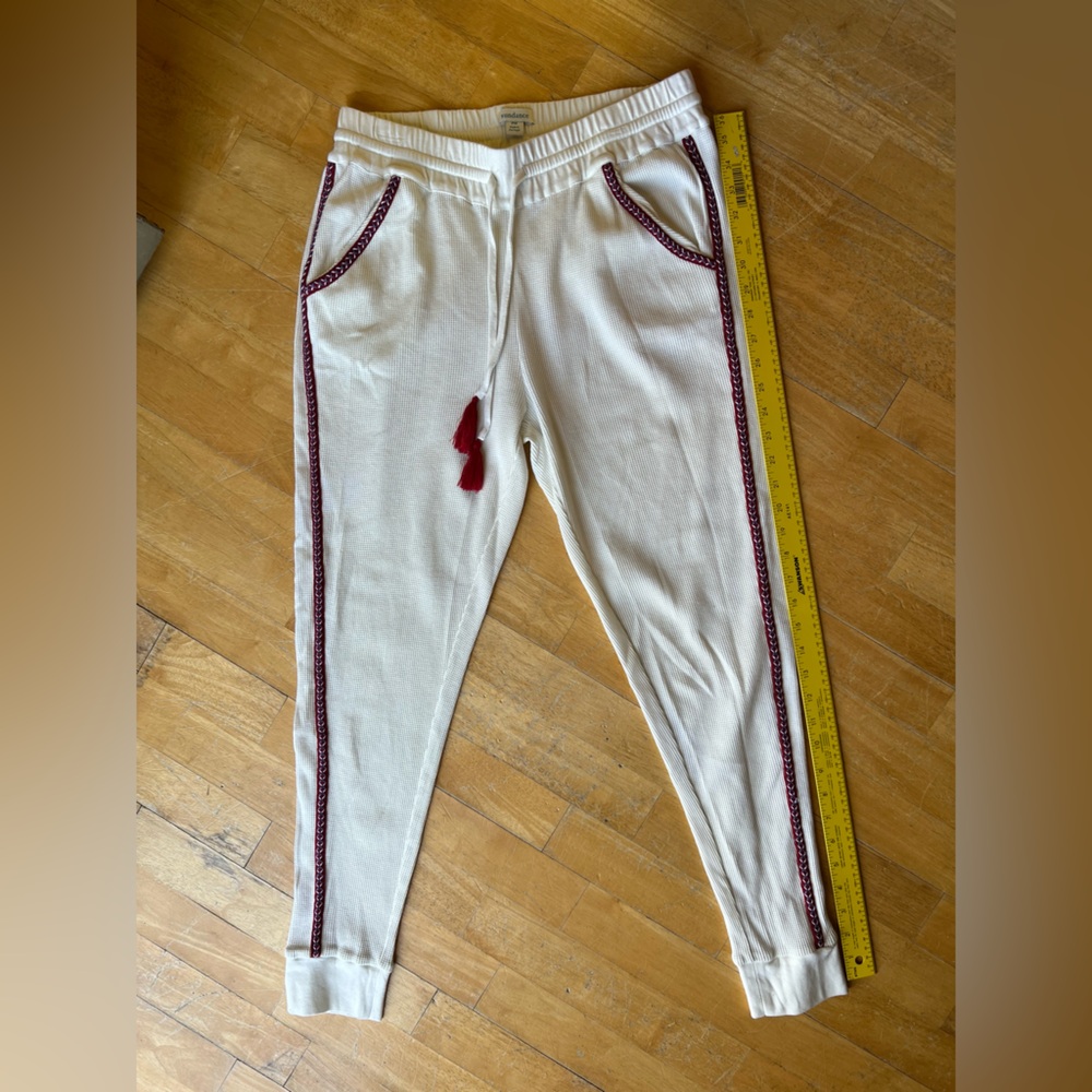 Sundance Cream Joggers 100 percent Cotton - Picture 3 of 13